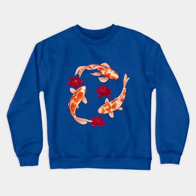 Carps Crewneck Sweatshirt by Lyara Costa